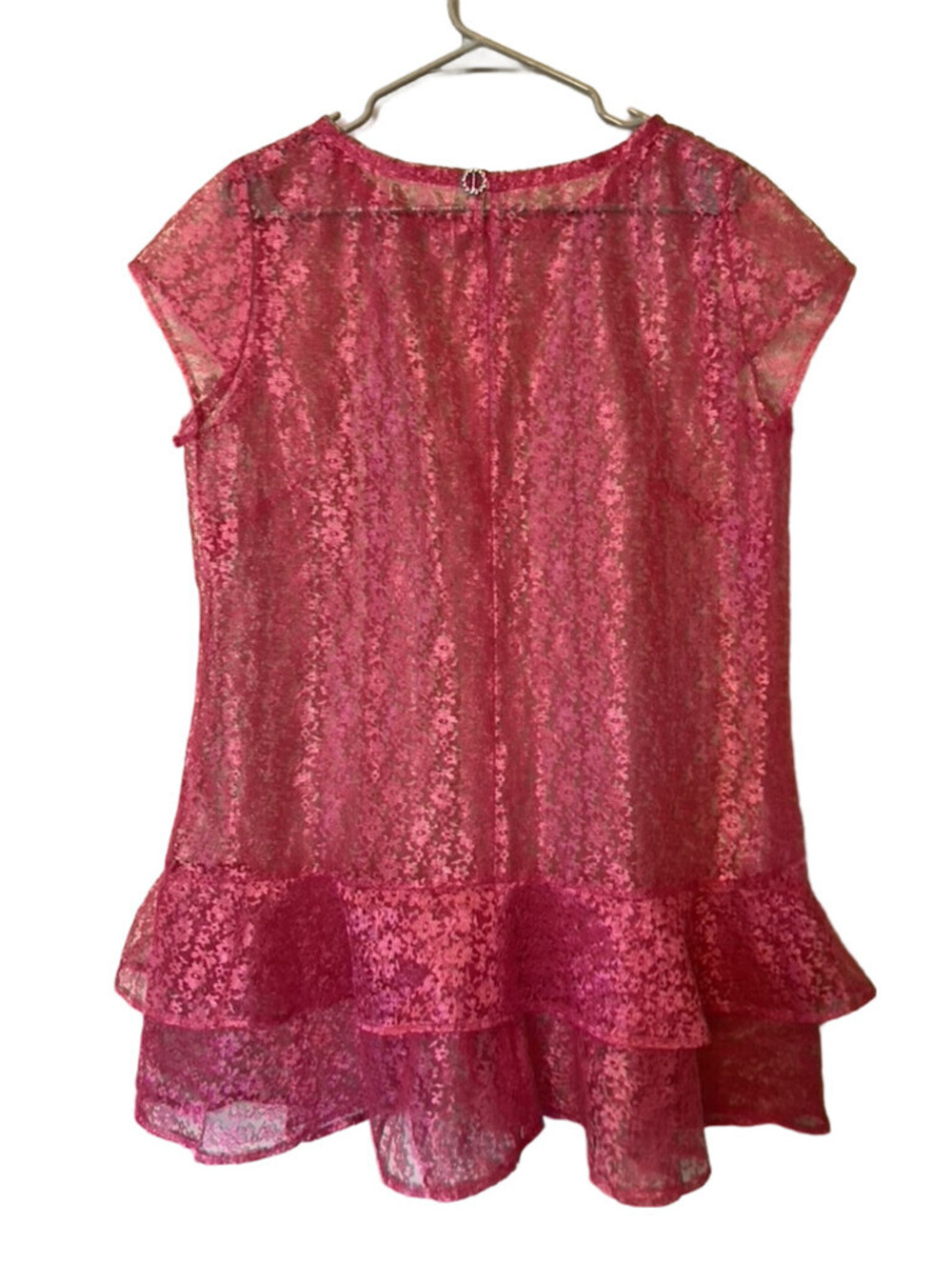 Vintage Red Sleeveless Top / Blouse - size M